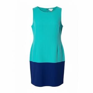 Cooperative blue and purple shift dress size small S B170